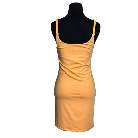 Forever 21 melon orange bodycon mini dress size medium - Picture 2 of 12